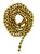 Brass Beaded Chain with Connector - 36 Inch (91.4 cm)