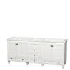 Acclaim 80 In. Double Vanity Cabinet only in White
