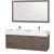 Amare 60 In. Vanity in Grey Oak with Acrylic-Resin Vanity Top in White and Integrated Sink