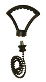 Oil Rubbed Bronze Fan Finial / Pullchain with 12 Inch (30.5 cm) Oil-Rubbed Bronze Beaded Chain