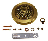 Antique Brass Deluxe Canopy Kit