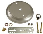 Satin Nickel Comtempory Deluxe Canopy Kit - 5 Inch (10.2 cm)