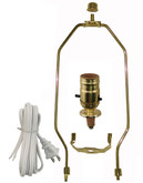 Lamp Kit with Brass Harp