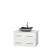Centra 36 In. Single Vanity in White with Solid SurfaceTop with Black Granite Sink and No Mirror