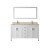 Jackie 60 White / Beige Ensemble with Mirror and Faucet