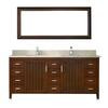 Jackie 72 Classic Cherry / Beige Ensemble with Mirror and Faucet