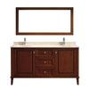 Lily 63 Classic Cherry / Beige Ensemble with Mirror and Faucet