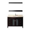 Alba 48 Chai / Beige Vanity Ensemble with Mirror and Faucet