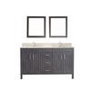 Corniche 60 French Gray / Beige Ensemble with Mirror and Faucet