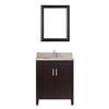 Jackie 28 Chai / Beige Ensemble with Mirror and Faucet