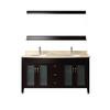 Alba 63 Chai / Beige Vanity Ensemble with Mirror and Faucet