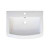 24 Inch W x 18 Inch D Wall Mount White Ceramic Top with Single Hole