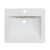 21 Inch W x 18 Inch D White Ceramic Top with Single Hole