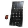 165-Watt Monocrystalline Solar Panel with Charge Controller for 12-Volt Charging