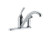 Classic Single Handle Kitchen Faucet with Integral Spray, Chrome