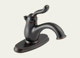 Leland Rubbed Bronze Single-Handle Lavatory Faucet