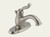 Leland Single Handle Centerset Lavatory Faucet, Stainless Steel