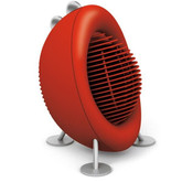 MAX Ceramic Fan Heater Turns Up The Heat Red