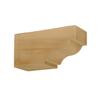 6 Inch x 7-1/4 Inch x 14-1/2 Inch Unfinished Wood Grain Texture Composite Corbel