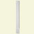 90 Inch x 7 Inch x 1-5/16 Inch Pilaster Double Panel Economy Molded Plinth Smooth (2 per order)
