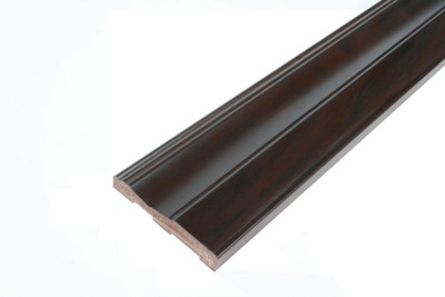 Baseboard - Prefinished Ready to Install - Fauxwood Espresso - 3-1/2 In. x 5/8 In. x 8 Ft.