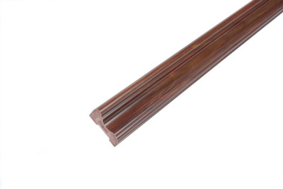 Chair Rail - Prefinished Ready to Install - Fauxwood Cafe - 5/8 In. x 13/16 In. x 8 Ft.