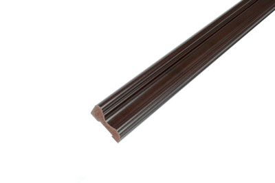 Chair Rail - Prefinished Ready to Install - Fauxwood Espresso - 5/8 In. x 13/16 In. x 8 Ft.