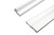 Chair Rail & Baseboard Kit - Prefinished Ready to Install - Fauxwood White - 2 Pieces For 1/4 In. Wainscot Beadboard