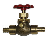Pex Stop Valve with Waste - 1/2 Inch