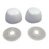 Contractor Pack : Toilet Bolt Cap Covers (10 Pairs Pack) White