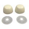 Contractor Pack : Toilet Bolt Cap Covers (10 Pairs Pack) Bone