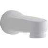 Pull-Down Diverter Tub Spout in White