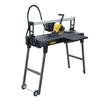 30 Inch Bridge Tile Saw with Water System, 2 HP Motor, 8 In. Black Widow Diamond Blade, Laser guide and Stand