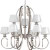 Dazzle Collection 9-light Brushed Nickel Chandelier