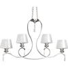Dazzle Collection 4-light Brushed Nickel Chandelier
