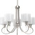 Invite Collection 5-light Brushed Nickel Chandelier