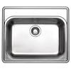 Stainless Steel Topmount Kitchen Sink, 1-Hole