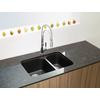 Silgranit, Natural Granite Composite Undermount Kitchen Sink, Anthracite