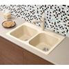 Silgranit, Natural Granite Composite Topmount Kitchen Sink, Biscotti