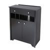 Bel Air Charging station cabinet, Pure Black