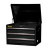 27 Inch 3 drawer Top Chest, Black