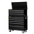 42 Inch 4 drawer Top Chest, Black