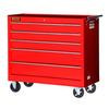 42 Inch 5 drawer Cabinet, Red