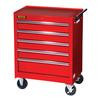 27 Inch 5 drawer Cabinet, Red