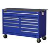 54 Inch 10 Drawer Cabinet, Blue