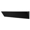 7 by 36 by 5-Inch Wedge Ledge Wall Shelf, Large, Black