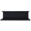 Noto Black Wall Shelf with Chalkboard Feature, 6.75 by 24 by 6-Inch