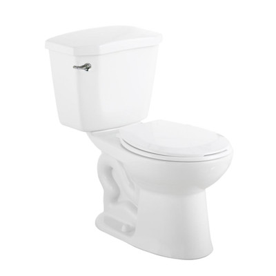 Premier Two Piece All In One 1.6 Gal. Round Bowl Toilet in White