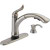 Linden Single Handle Pull-Out Kitchen Faucet with Touch2O Technology, Stainless