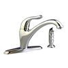 Lakeland Single-Handle Side Sprayer Kitchen Faucet in Stainless Steel